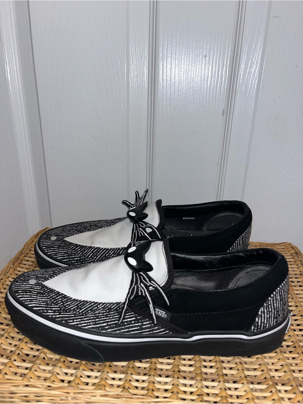VANS X NIGHTMARE BEFORE CHRISTMAS Jack Skellington slip on sneakers Disney